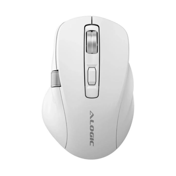 ALOGIC - Alogic Bluetooth USB-C Uppladdningsbar Programmerbar Mus Med 7 Tangenter - Vit