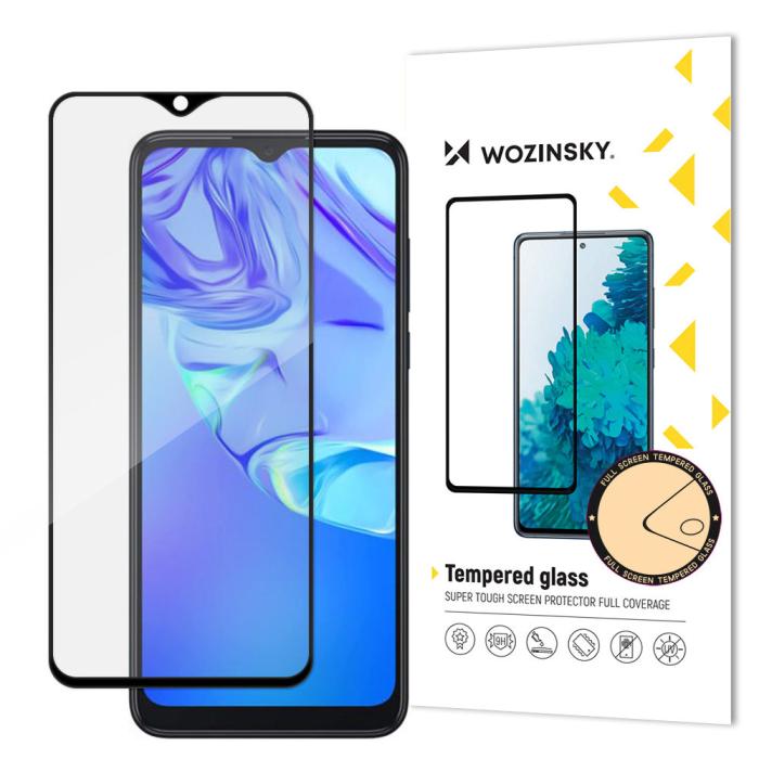 UTGATT1 - Wozinsky TCL 305 Härdat Glas Full Glue - Svart