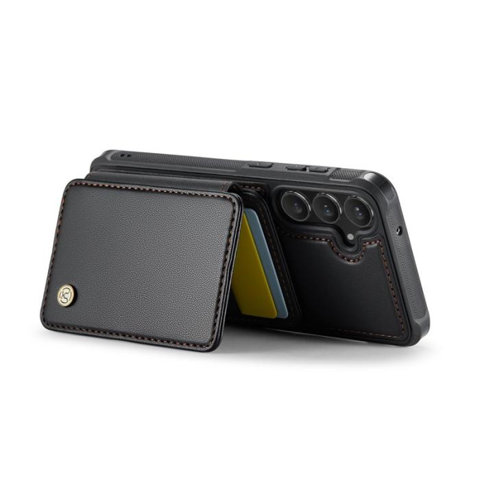 JEEHOOD - JEEHOOD J05 Fodral för Samsung Galaxy S23 FE Konstläder Svart