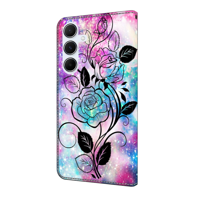 A-One Brand - Galaxy A17/A26 Plånboksfodral PU-läder Pattern Printing - Flerfärgad