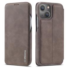 LC.imeeke - LC.IMEEKE iPhone 13 Fodral KonstL&auml;der - Brun