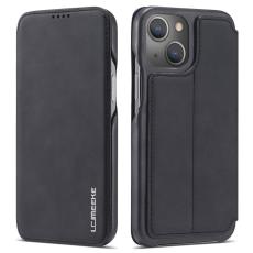 LC.imeeke - LC.IMEEKE iPhone 13 Fodral KonstL&auml;der - Svart