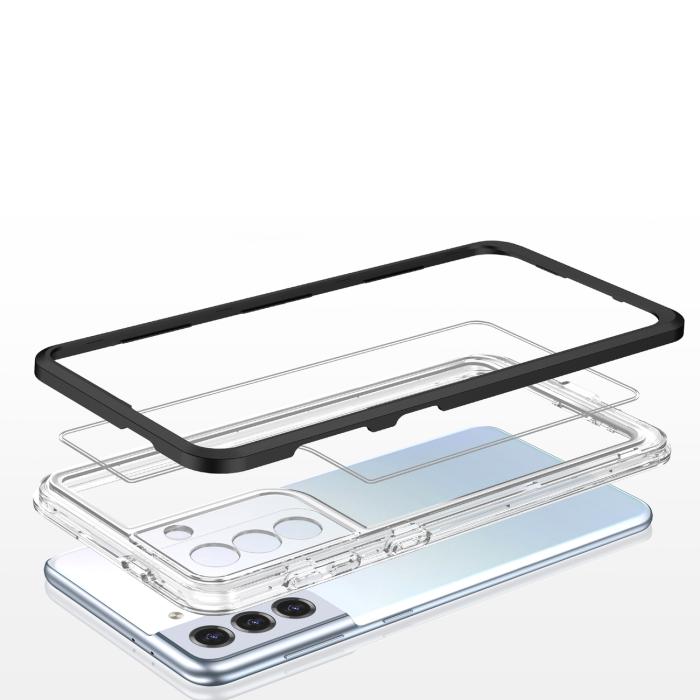 OEM - Galaxy S23 Skal Clear 3in1 - Svart