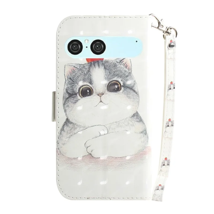 A-One Brand - Sony Xperia 10 VII Plånboksfodral med Handledsrem - Cat