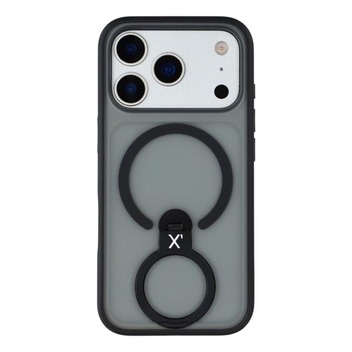 X-Level - X-LEVEL Mobilskal till iPhone 17 Pro med Kickstand Anti Drop Svart