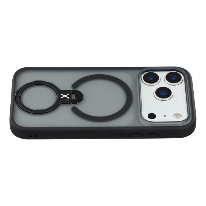 X-Level - X-LEVEL Mobilskal till iPhone 17 Pro med Kickstand Anti Drop Svart