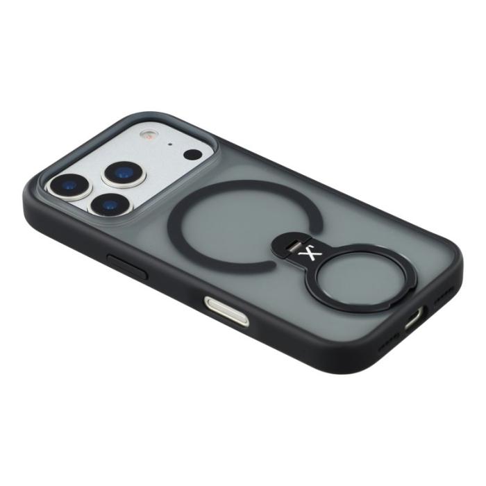 X-Level - X-LEVEL Mobilskal till iPhone 17 Pro med Kickstand Anti Drop Svart