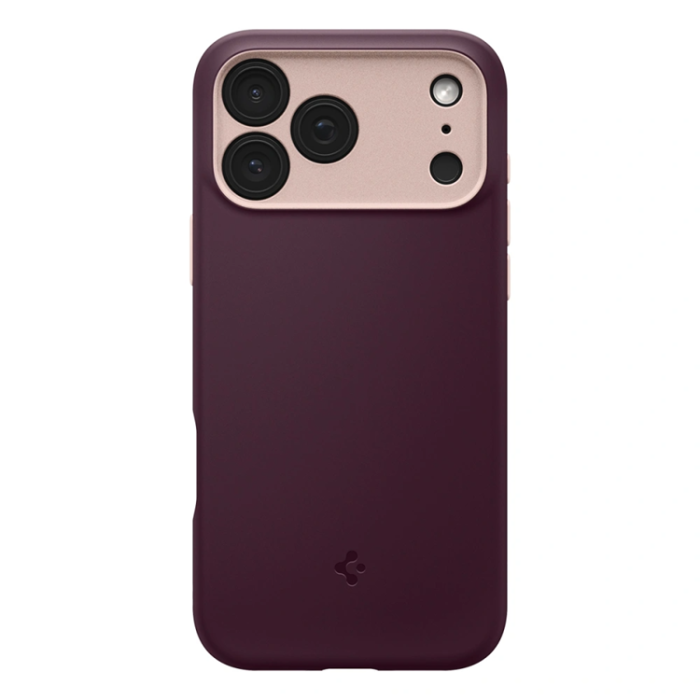 Spigen - Spigen iPhone 17 Pro Mobilskal Magsafe Nano Pop - Burgundy Bean