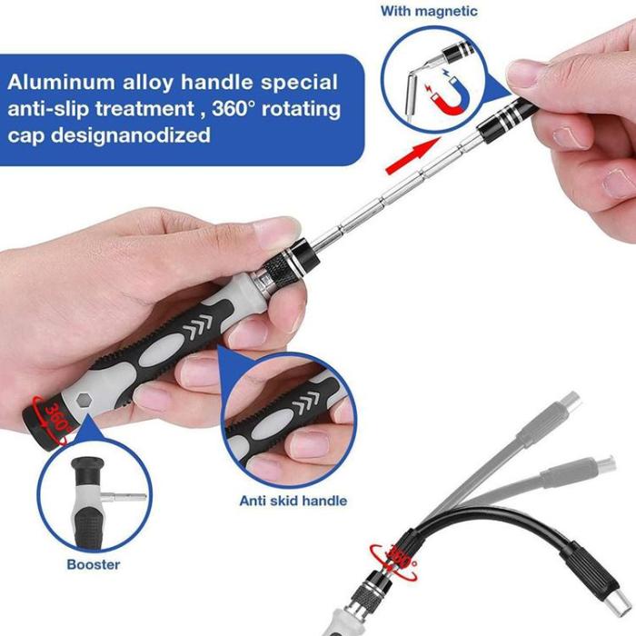 OEM - 122-i-1 Precisionsskruvmejslarset Mobilreparationsverktygssats