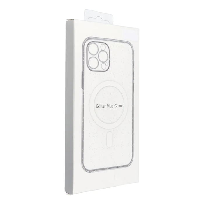 OEM - iPhone 16e Mobilskal Magsafe Clear - Transparent Glitter