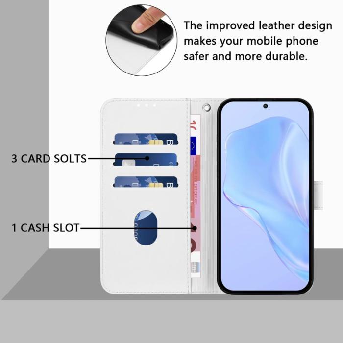 OEM - Samsung Galaxy S26 Ultra Fodral Konstläder - Vit