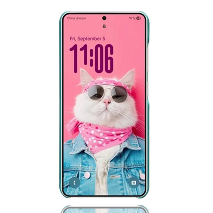 OEM - Samsung Galaxy S26 Ultra Skal PU Läder + Hård PC - Grön