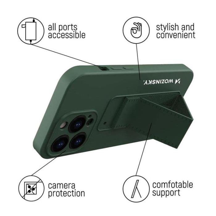 Wozinsky - Wozinsky Galaxy A72 4G Skal Kickstand Silicone - Ljusblå