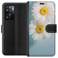 Gustaf - Pl&aring;nboksfodral till OnePlus Nord N20 SE med Sommarblommor