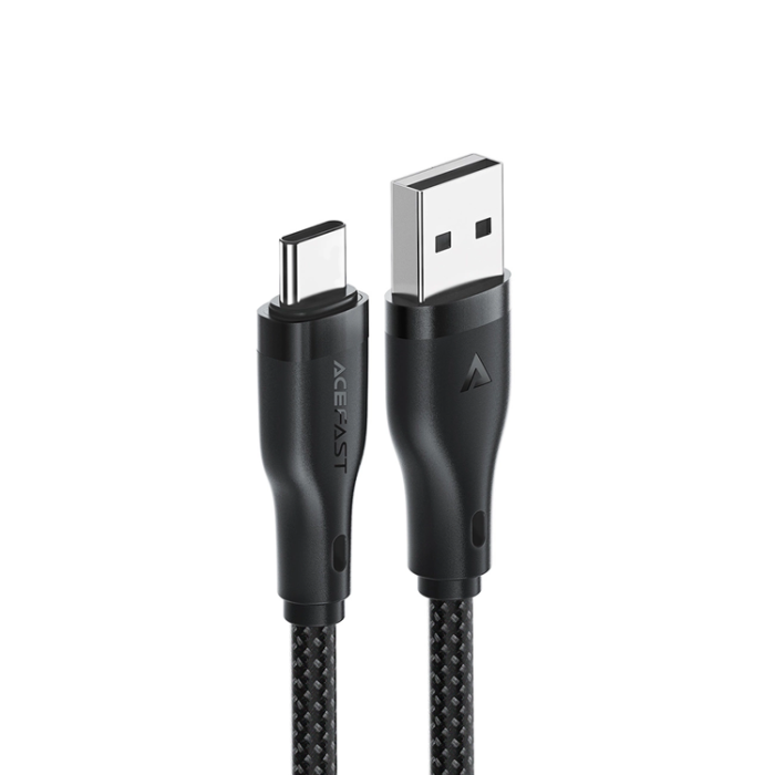 Acefast - Acefast USB-C till USB-A kabel 3A 1.2m C8-04 - Svart