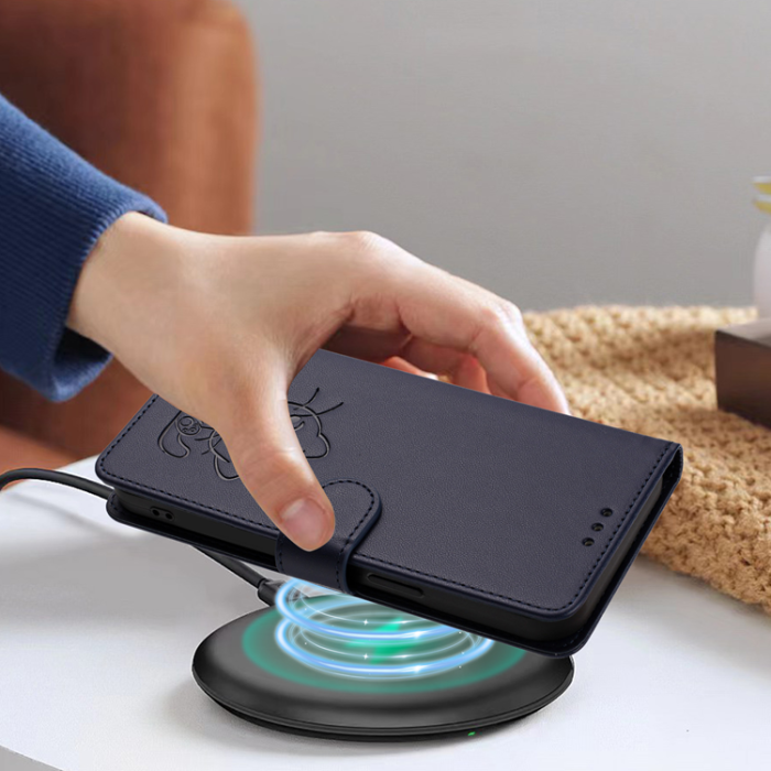 A-One Brand - OnePlus 15 5G Konstläder Plånboksfodral Love Cat Pattern Imprint