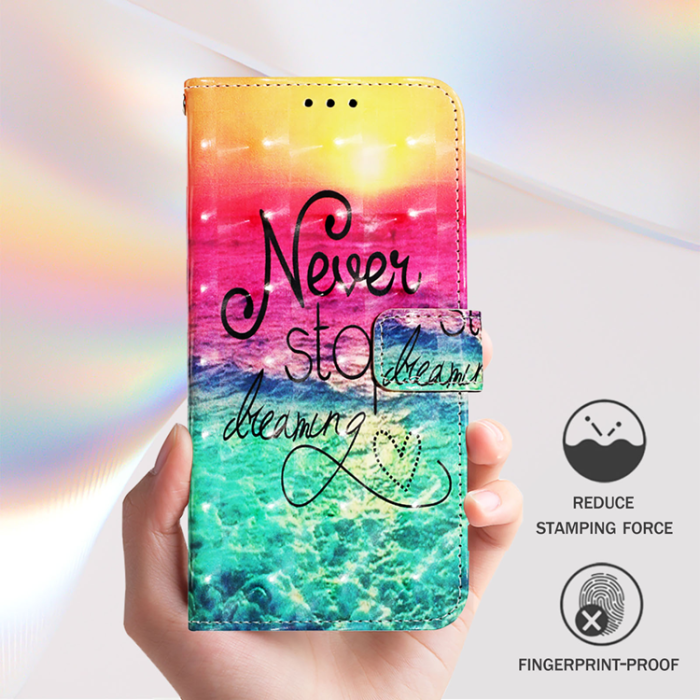 A-One Brand - iPhone 17 Pro Plånboksfodral Printing Pattern Med Strap