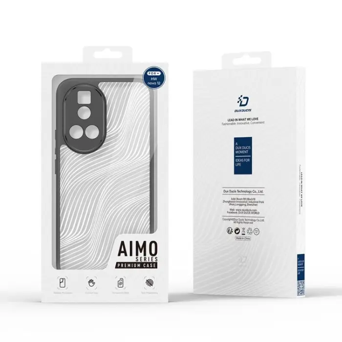 Dux Ducis - Dux Ducis Huawei Nova 12 Pro Mobilskal Aimo - Svart