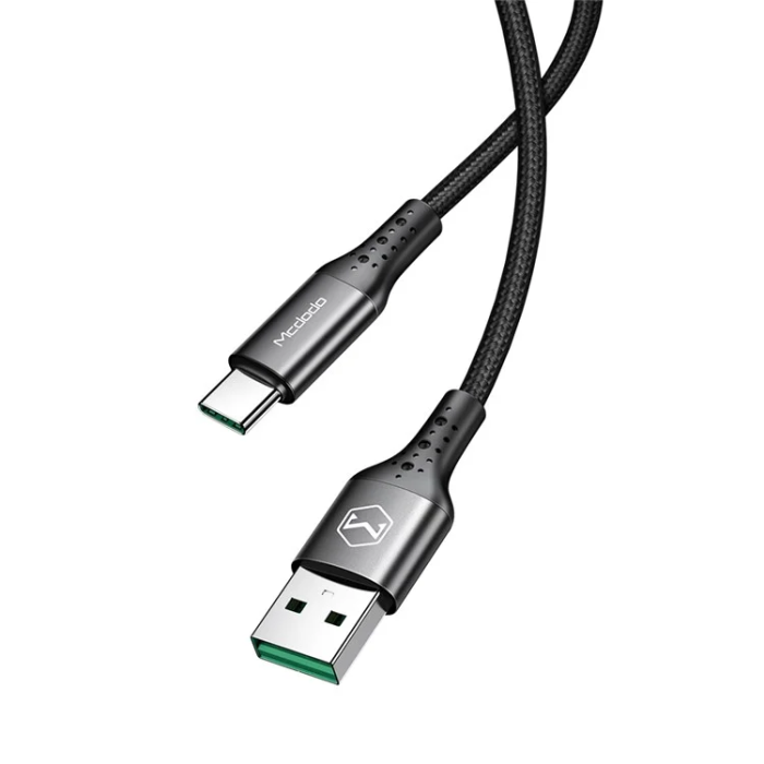 MCDODO - MCDODO USB-A - USB-C 5A Kabel 1.5M - Svart