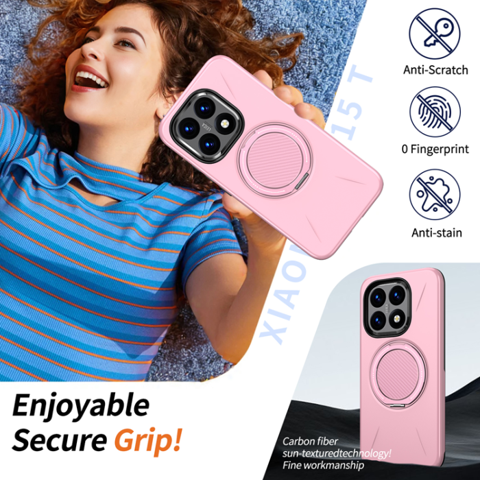 A-One Brand - Xiaomi 15T Mobilskal Magsafe Rotating Kickstand TPU + PC