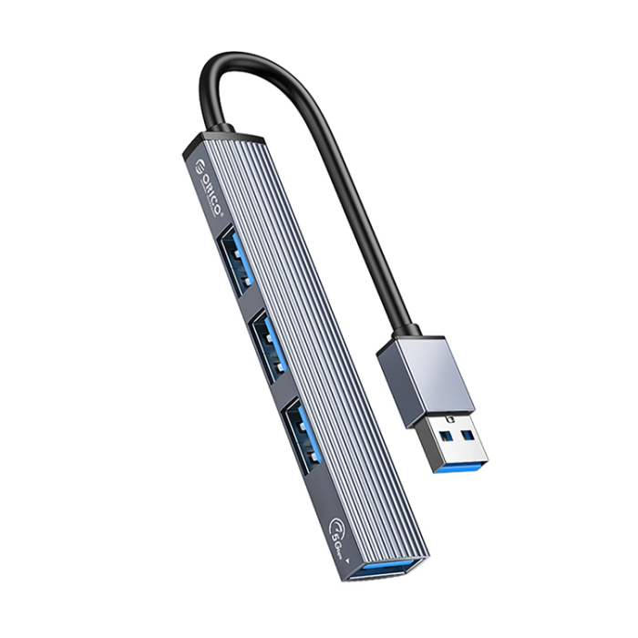 ORICO - Orico USB-A Hubb 1xUSB-A 3.0 3xUSB-A 2.0 - Grå