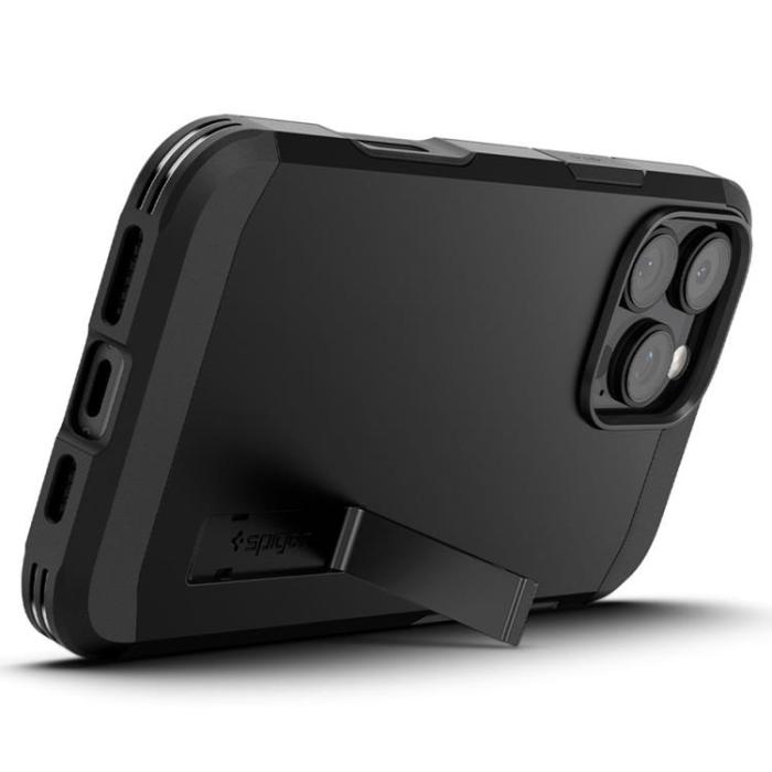 Spigen - Spigen iPhone 16 Pro Max Mobilskal MagSafe Tough Armor T - Svart