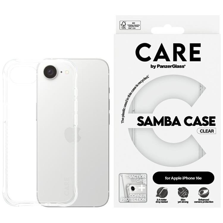 CARE iPhone 16e Mobilskal Fashion - Transparent | 2353 | AlltMobil