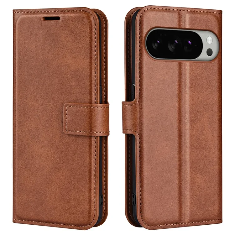 Google Pixel 10 Pro XL Plånboksfodral Calf Texture - Light Brun | 2353 | AlltMobil