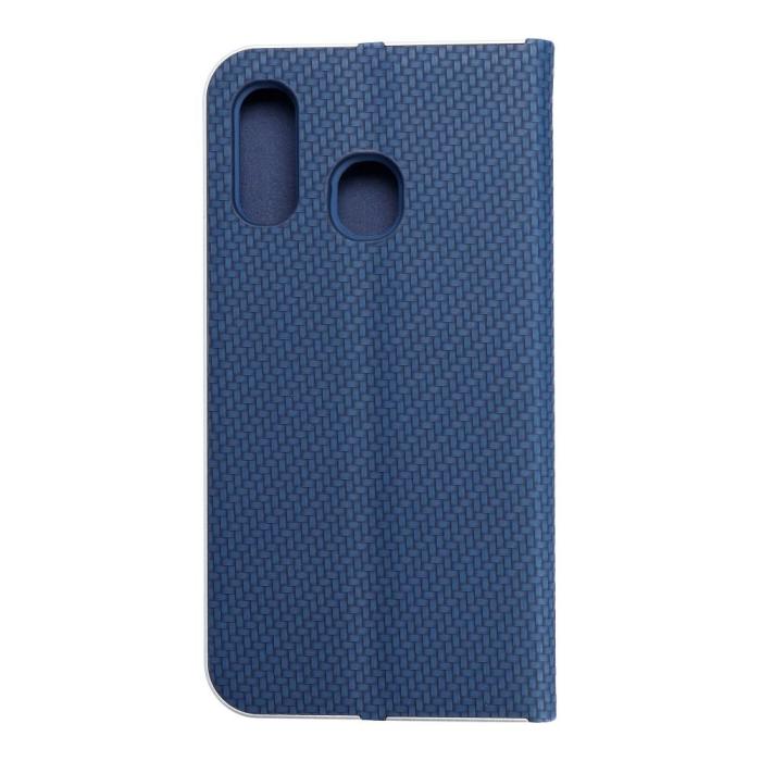 OEM - Galaxy A40 Plånboksfodral Forcell Luna Carbon - Blå