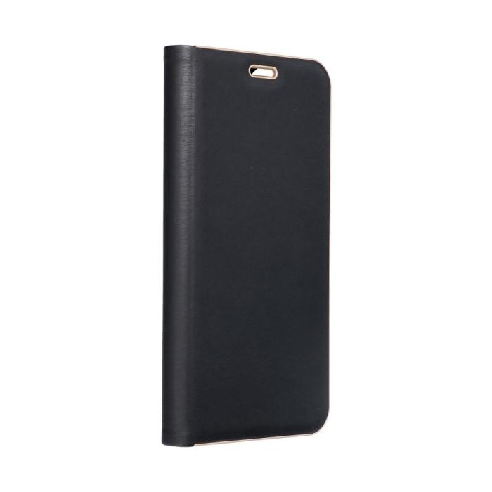 OEM - Galaxy A40 Plånboksfodral Forcell Luna Gold - Svart