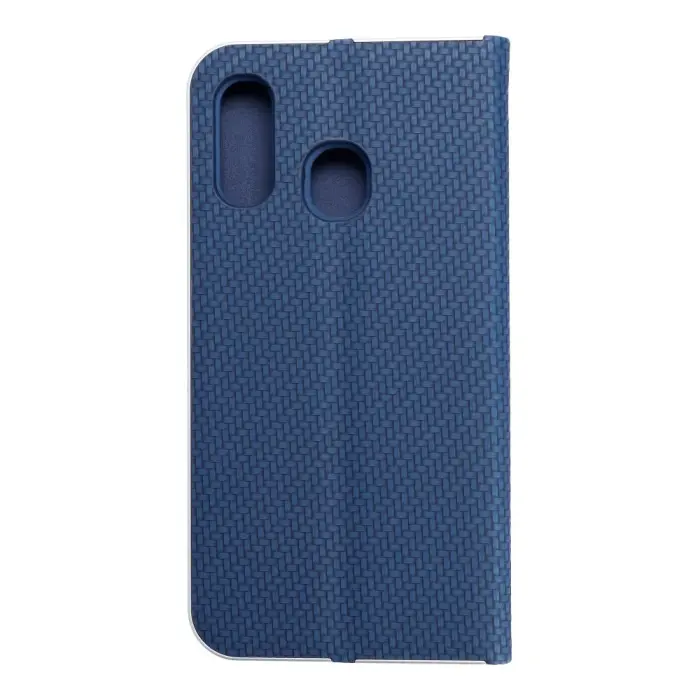 OEM - Galaxy A40 Plånboksfodral Forcell Luna Carbon - Blå