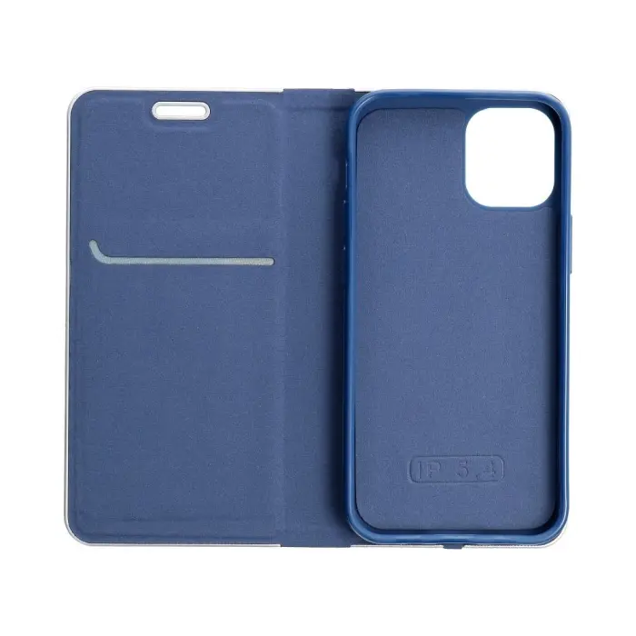 OEM - Galaxy A40 Plånboksfodral Forcell Luna Carbon - Blå