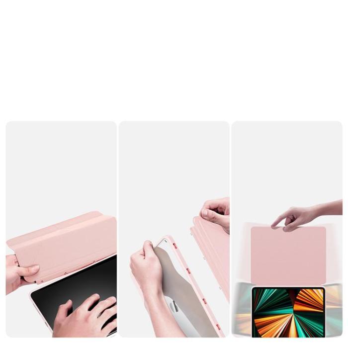 Dux Ducis - Dux Ducis iPad Pro 12.9 (2021/2020/2018) Fodral Magi Smart - Rosa