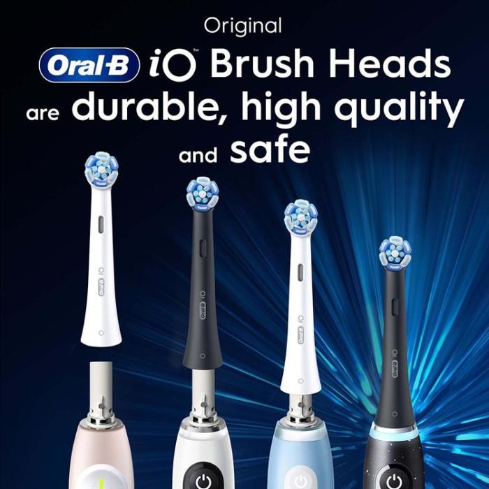 Oral B - Oral B Borsthuvud iO Ultimate Clean 3st - Svart