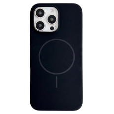 A-One Brand - iPhone 16 Pro Max Mobilskal MagSafe Silikon - Svart