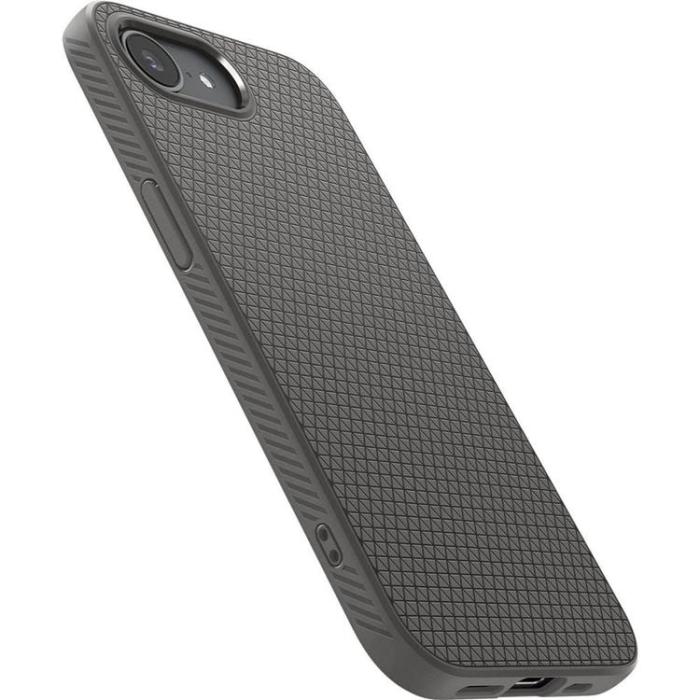 Spigen - Spigen iPhone 16e Mobilskal Liquid Air - Marble Grå