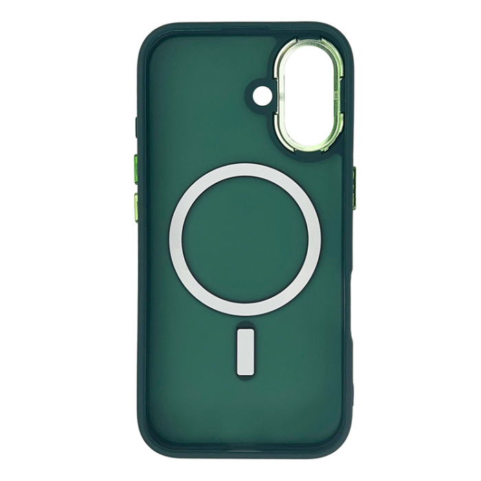 OEM - iPhone 16 Mobilskal Magsafe Magnetic Collection - Mörkgrön