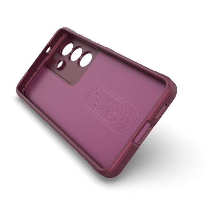 WANLONFENG - WANLONFENG Samsung Galaxy S26 / S26 Pro Skal TPU HD Serie - Vinröd