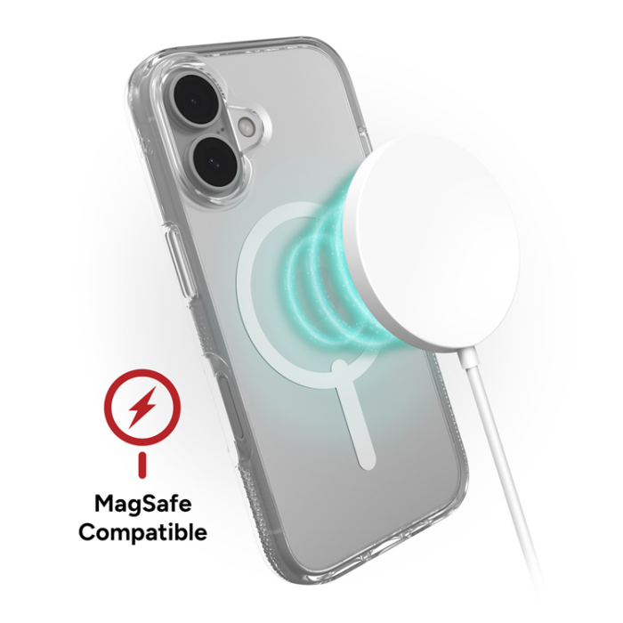 Zagg - Zagg iPhone 16 Mobilskal MagSafe Crystal Palace - Clear