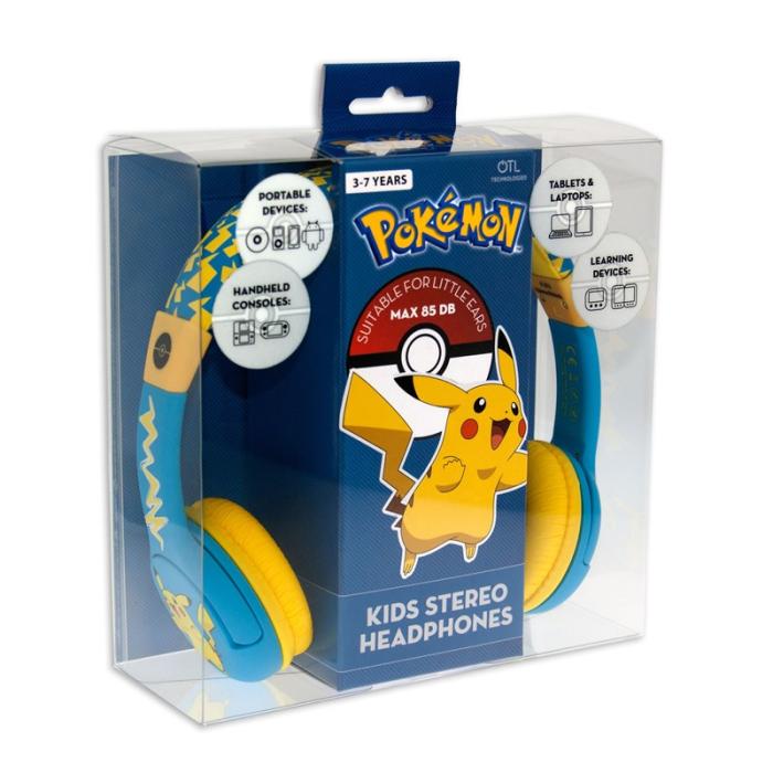 UTGATT5 - Pokemon Hörlur Junior On-Ear 85dB spärr