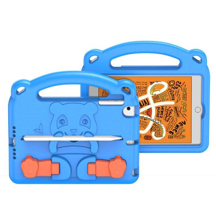 UTGATT5 - Dux Ducis Panda Kids Soft Tablet Skal iPad mini 5 / 4 / 3 / 2 / 1 - Blå