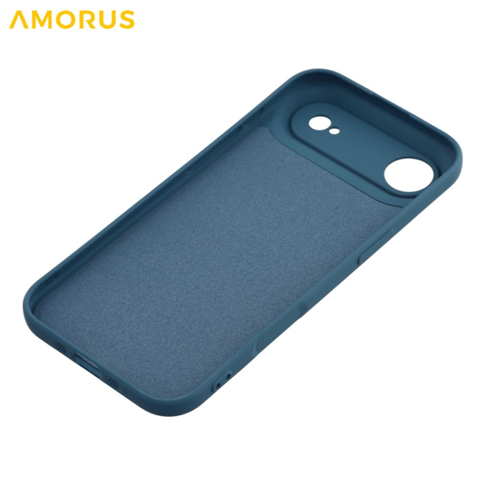 Amorus - AMORUS iPhone Air Mobilskal Precise Cutouts TPU Fiber - Sapphire