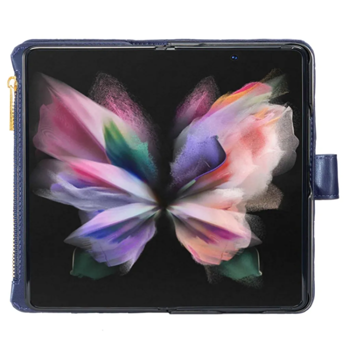 Taltech - Galaxy Z Fold 6 5G Plånboksfodral Binfen Color - Blå