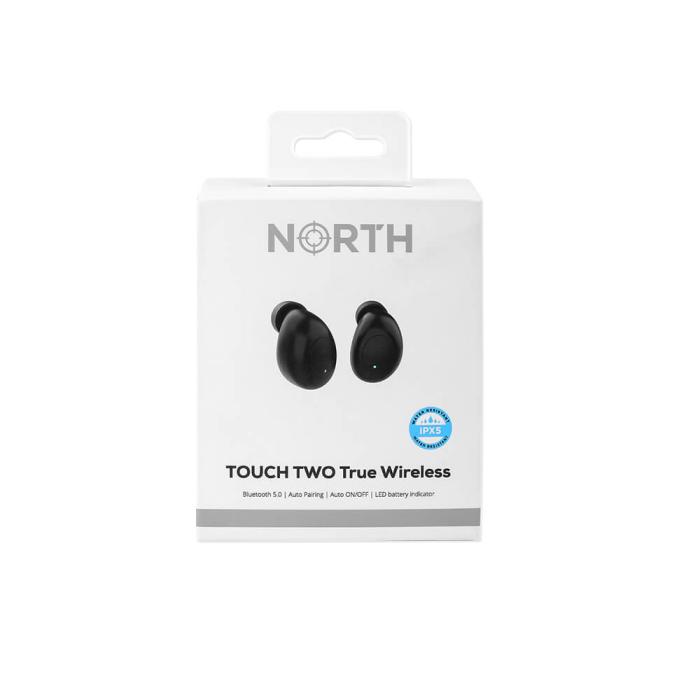 UTGATT4 - NORTH True Wireless Hörlur TOUCH TWO Svart TWS IPX5