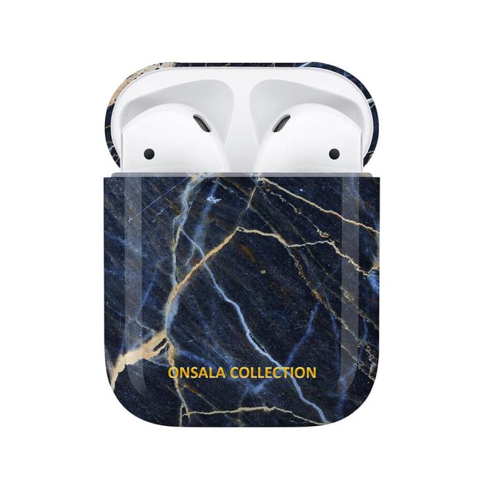 Onsala - ONSALA Airpods Fodral Black Galaxy Marble