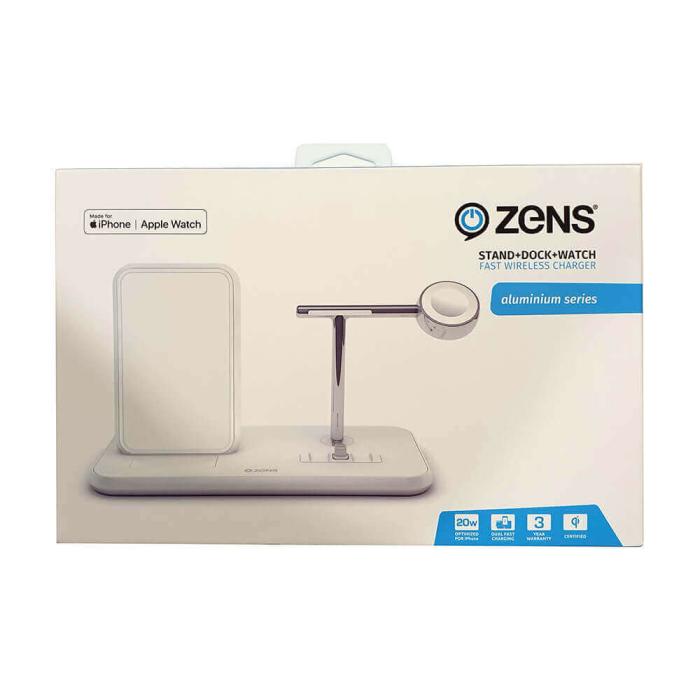 UTGATT1 - ZENS Triple Qi Bordsladdare + Dock + Watch 10W