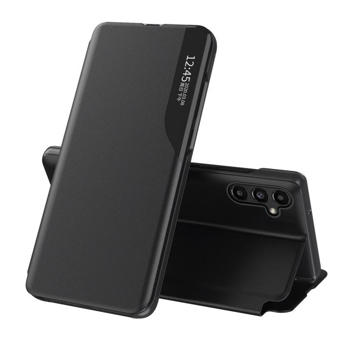 OEM - Eco Läder View Fodral Galaxy A14 5G - Svart