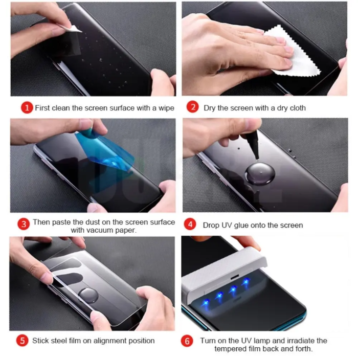 SiGN - Mocolo OnePlus 8 UV Härdat Glas Skärmskydd 3D