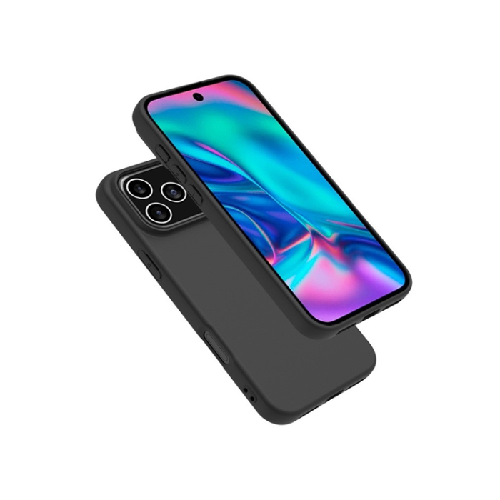 A-One Brand - iPhone 17 Pro Mobilskal Soft Matte - Svart