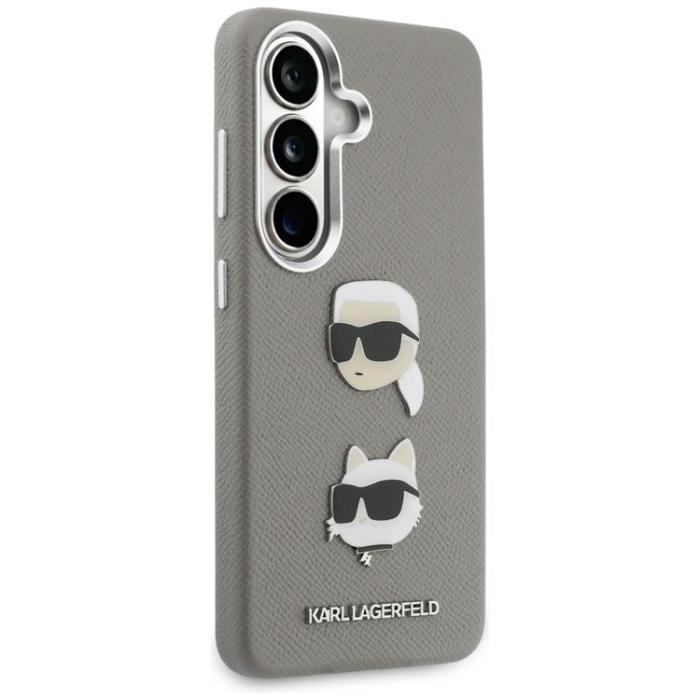KARL LAGERFELD - Karl Lagerfeld Mobilskal För Galaxy S26 Saffiano Double Heads - Silver